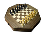 Gevin - AA1608-11 - 16-inch Octagonal Chess Case