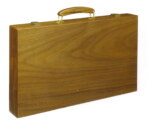 Gevin - AD1102-01 or AD1503-01 or AD1801-01 - 11 or 15 or 18-inch Walnut Backgammon Case