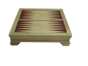 Gevin AF1205-01: 7-in-1 Spring Wood Multi-Game Compendium Set - Backgammon Side