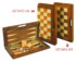 Gevin AF1601-03 and AF1602-06: 16-inch Walnut Hand-Carry Multi-Game Compendium