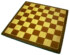Gevin AJ1503-02 - 15-inch Walnut Chess Board with Round Legs