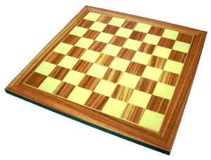 Gevin AJ1512-02: 15-inch Zebra-Style Chess Board with White Stripes