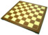 Gevin - AJ1801-02 - 18-inch Chess Board with Walnut Inlaid Frame and Legs
