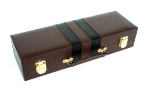 Gevin GV1002-01: Rummy Set in Leatherette Folding Box - Closed