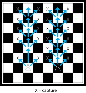 Chess rules - pawn moves