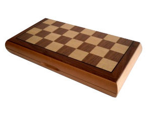 Gevin - AA1504-08: 15-inch Folding Chess Case with Rounded Sides