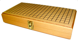 Gevin - AA1205-01 - 12-inch Simple Beech Wood Go / Gomoku Game Folding Case