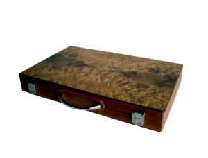 Gevin - AD1511-01 - 15-inch Camphor Wood Backgammon Case