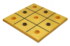 Gevin - AL1203-04 - 12-inch Multi-Game Board with Checkers and Backgammon - Tic-Tac-Toe Side