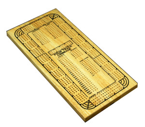 Gevin - AM1501-03 - 15.5-inch Quadruple-Track Cribbage Board