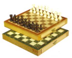 Gevin - AA1001-01 or AA1001-08 - 10-inch Magnetic Chess Set with Regular or Green Wood
