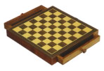 Gevin - AA1001-04 - 10-inch Magnetic Chess Set with Special Wood Grain
