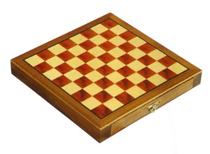 Gevin - AA1001-07 - 10-inch Magnetic Chess Set with Mahogany Wood