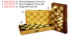 Gevin - AA1102-01, AA1102-02, AA1103-03 - 11-inch Magnetic Folding Chess Sets
