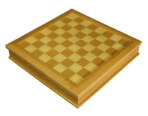 Gevin - AA1501-01 - 15-inch Beech Chess Set with Removable Top