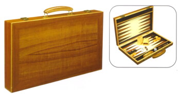 Gevin AD1501-02 or AD1802-01 - 15-inch or 18-inch Backgammon Case with Pronounced Frame