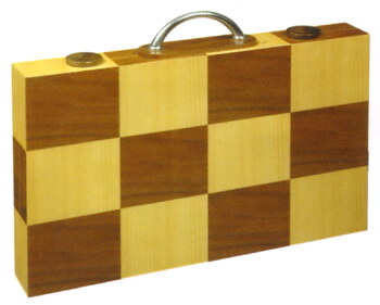 Gevin - AD1501-07 - 15-inch Checkered Backgammon Set