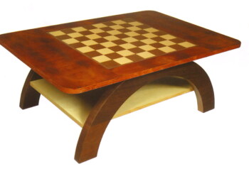 Gevin - AF3101-01 - 31-inch Two-Tier Chess Table