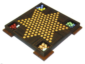 Gevin - AL1301-06 - 13-inch Chinese Checkers with Storage Space
