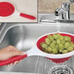 Gevin - GVP-3380 - As Seen on TV - Collapsible Colander with Handle