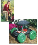 Gevin - GVY-021 - As Seen on TV - Garden Scooter with Tool Tray