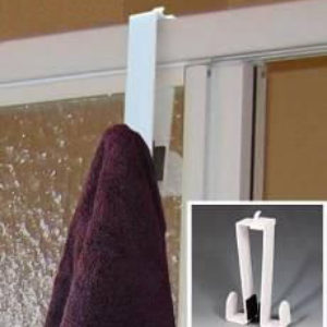 Gevin - GVH2185 - As Seen on TV - Over-the-Shower Door Towel Hanger