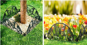 Gevin - GVY-190 - As Seen on TV - Large Butterfly Arch Edging - Set of 4